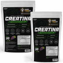 Pack 2x Refil Creatina Premium Pura Monohidratada Aumento e Ganho de Força 1kg