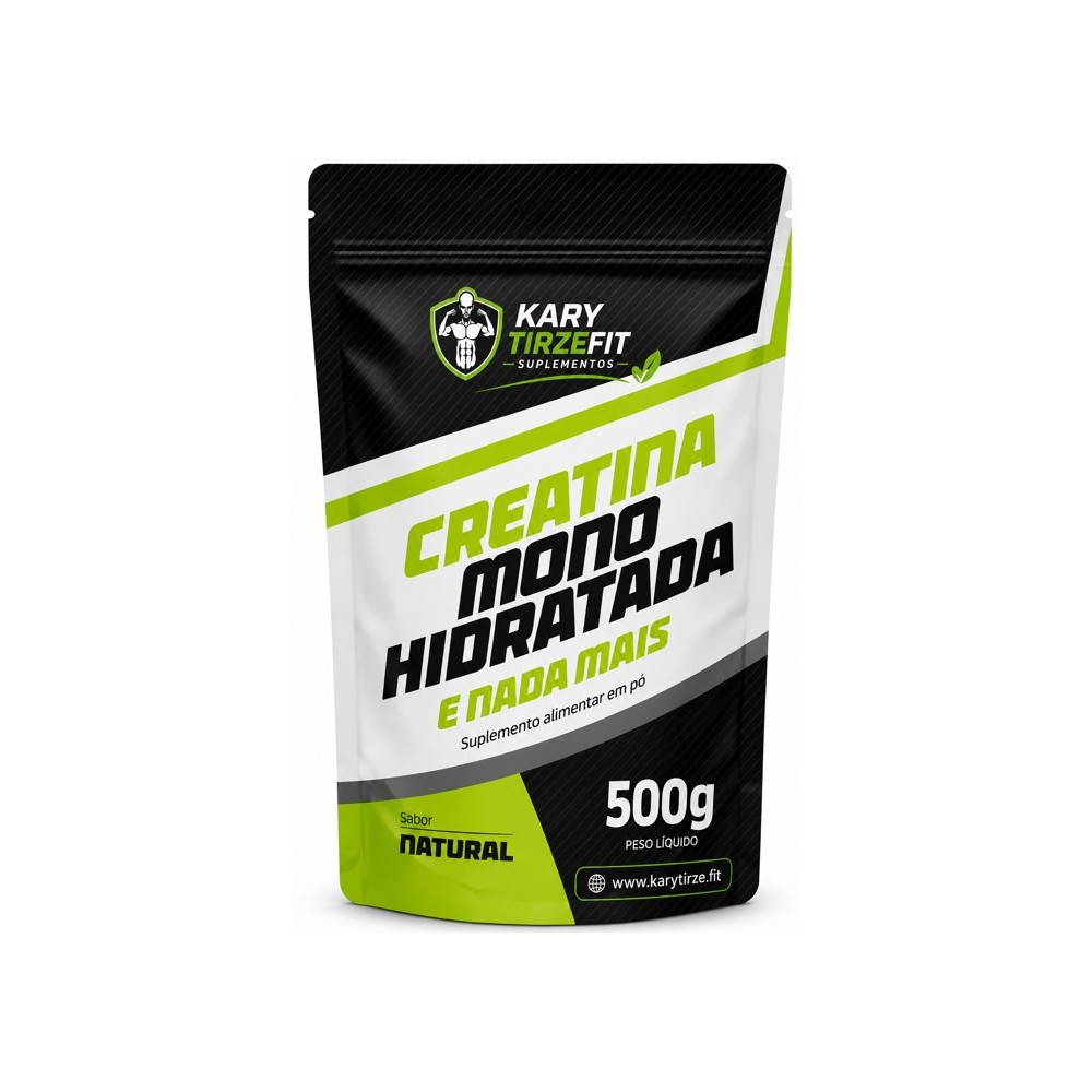 Creatina Premium Monohidratada Aumento e Ganho de Força 500g Refil