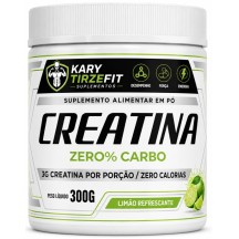 Creatina Premium Pura Monohidratada Aumento e Ganho de Força 100 doses 300g Zero Carbo