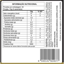 Creatina Premium Pura Monohidratada Aumento e Ganho de Força em Balas de Caramelo WeFit