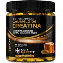 Creatina Premium Pura Monohidratada Aumento e Ganho de Força em Balas de Caramelo
