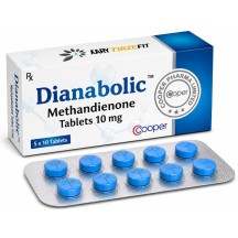 Dianabol Metandrostenolona 10mg Ganho de Força e Massa Muscular 50 CAPS Cooper Pharma