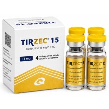 Tirzec Tirzepatida Quinfa 15mg Solucao Injetavel (Importada) GLP2 Ampola Gold