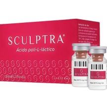 Bioestimulador de colageno injetavel Acido poli-L-láctico (PLLA) Galderma Sculptra 150mg – 02 Vial