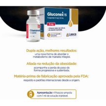 Gluconex Tirzepatida 15mg Solucao Injetavel (Importada) GLP2 Peptide Lasca
