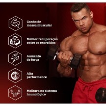 Creatina Premium Pura Monohidratada Aumento e Ganho de Força 360g com Sabor Optimum USA