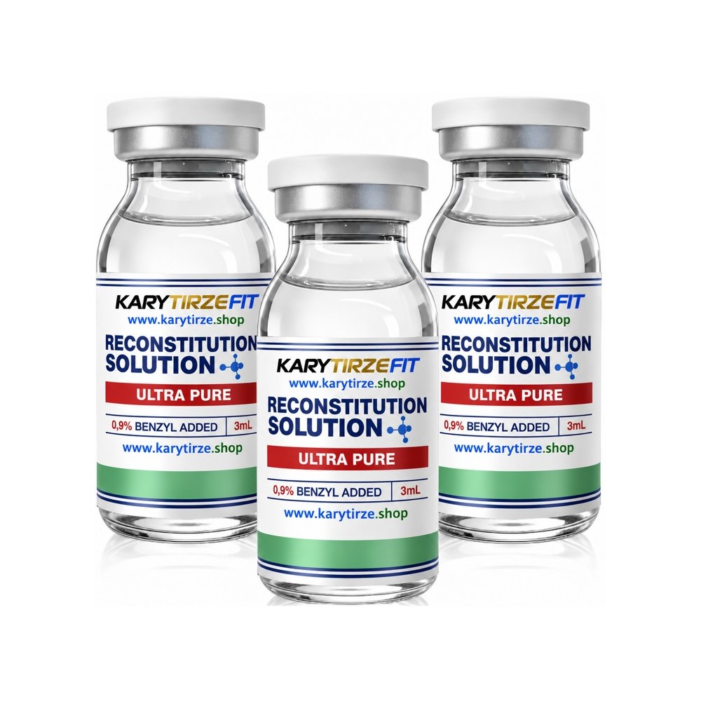 Agua Bacteriostatica para Diluição de Peptideos 3ml Ultra Pure (Frasco Aleatorio)