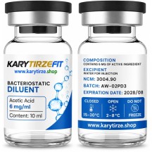 Agua Bac + Acido Acetico para Diluição de Peptideos (Acetic Acid) 10ml SwissPep