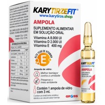 Blend de Vitaminas 3x1 em Ampola Antioxidante e Imunidade - 3ml