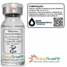Combo 3x Agua Bacteriostatica Diluente para Diluição de Peptideos KTZ 10ml