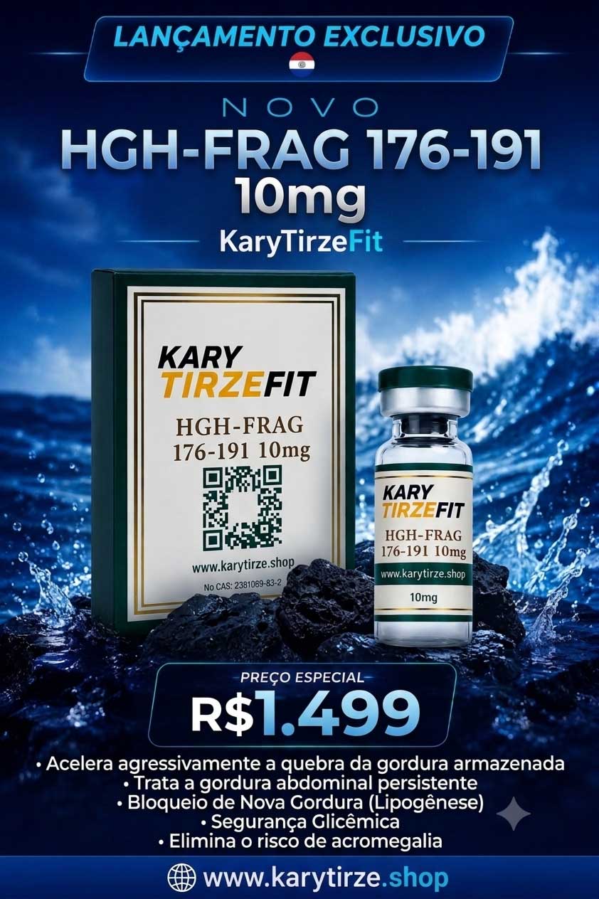 HGH FRAG 176-191 Solucao Injetavel 10mg (Importado) Queima de Gordura Zeptra