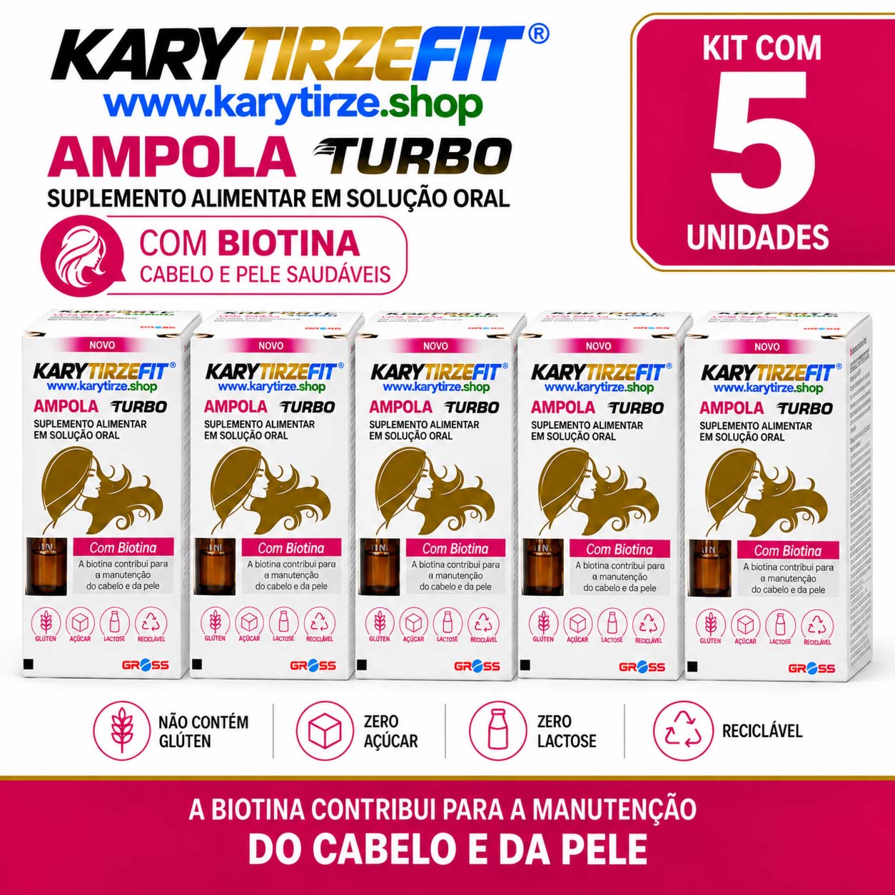 Blend Polivitamico 3x1 em Ampola Antioxidante e Imunidade - 3ml