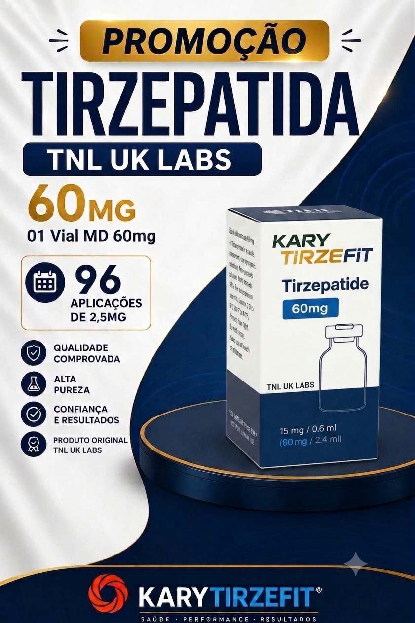 Tirzepatide (Tirzepatida Analogo Mounjaro) GLP-2 60mg/2.4ml Ampola MD TNL